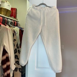 Soft White Comfortable Sweatpants